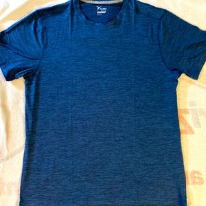 NWT and bag, Old Navy Activewear gym workout t shirt, blue heather, xl